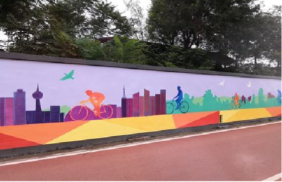  渑池墙体彩绘-围墙