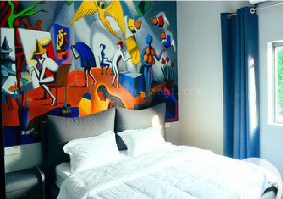 渑池对于酒店的墙体彩绘而言更注重哪些方面?