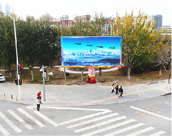 渑池户外大屏广告投放要点。